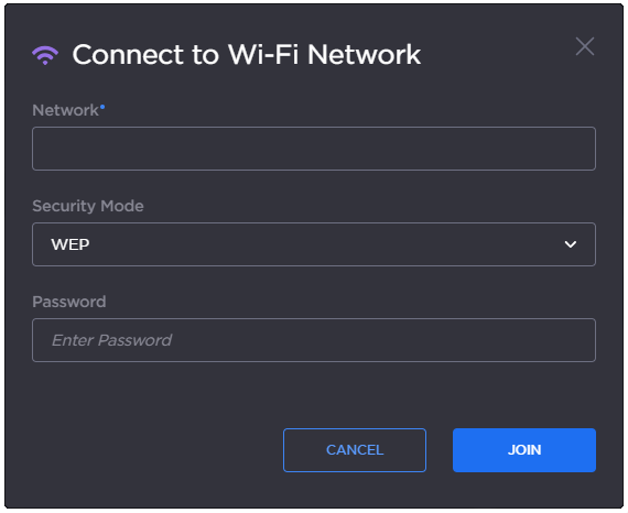 Wifi network details