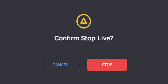 Confirm Stop