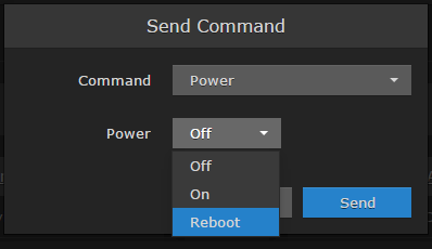 Power Drop-down Menu