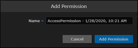 Add Permission Dialog