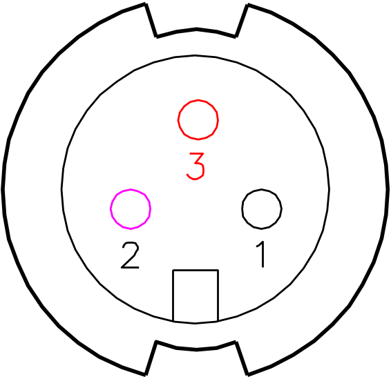 Power Connector Pinouts (Single-Height Chassis)