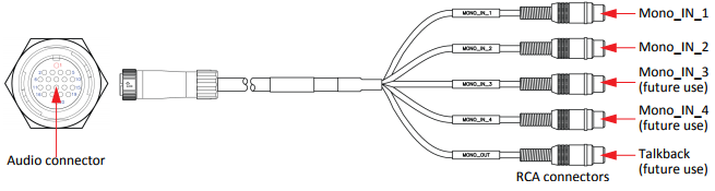 Audio Breakout Cable and Connector