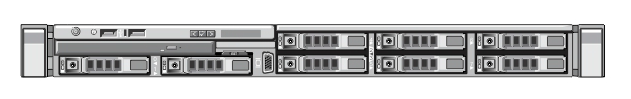 Dell R420 Front View Drawing