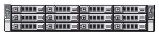 Dell R720 Front View Drawing