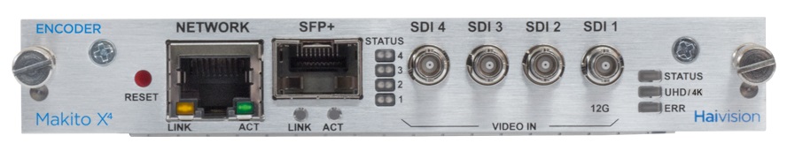 Makito X4 Encoder (front panel)