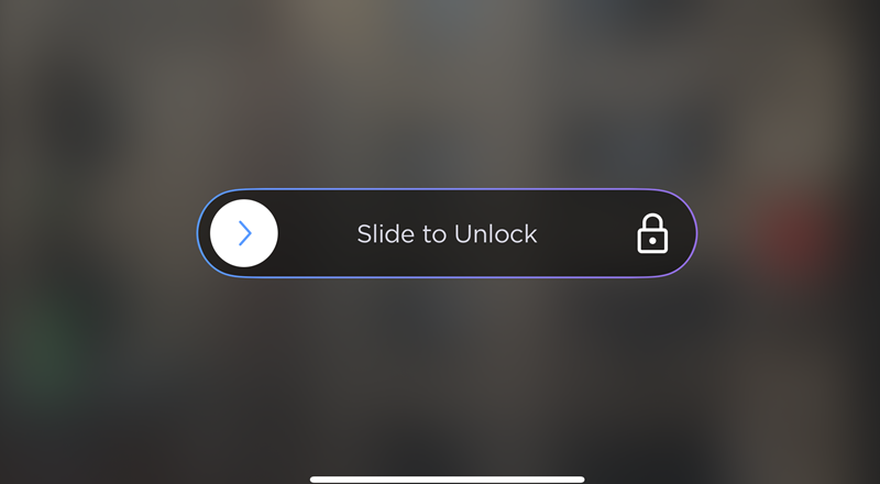 Lock Screen Slider