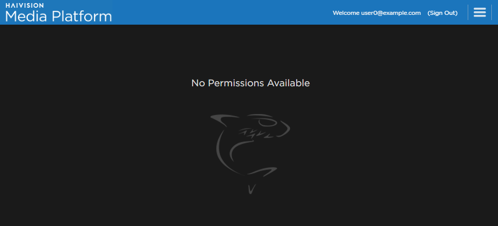 No Permissions Available