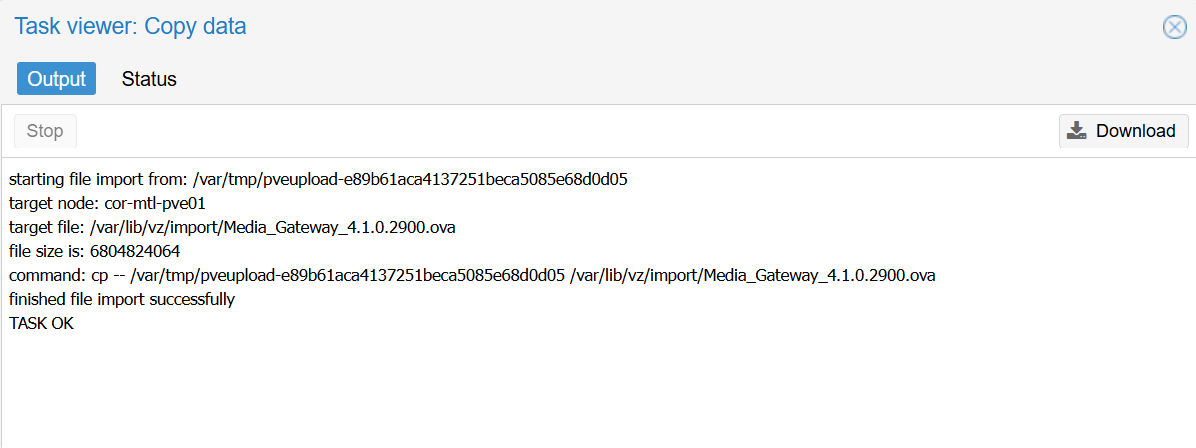 Upload Complete