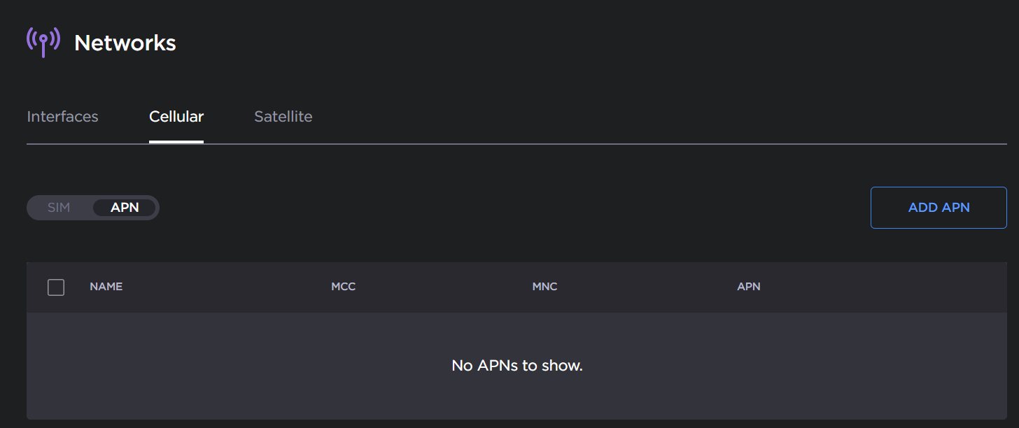 Add APN