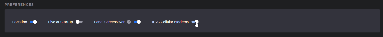 Preferences