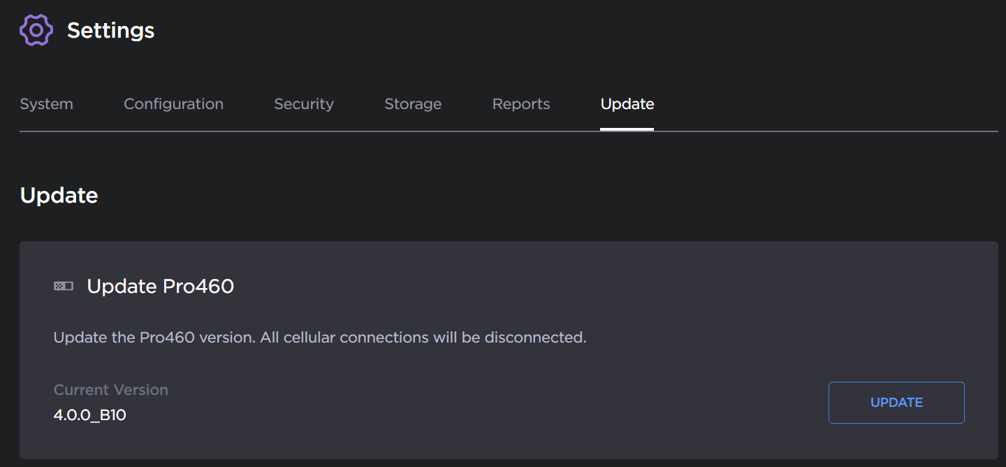 Update Button