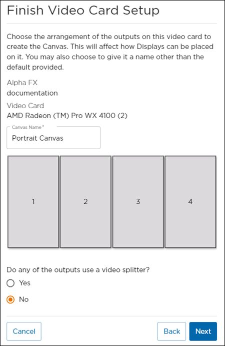 Portrait-Oriented Video Card Setup