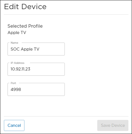 Device Info Fields