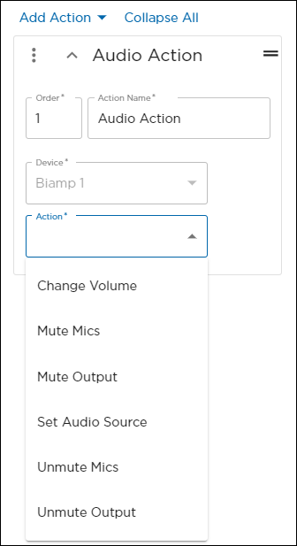 Audio Behavior Actions