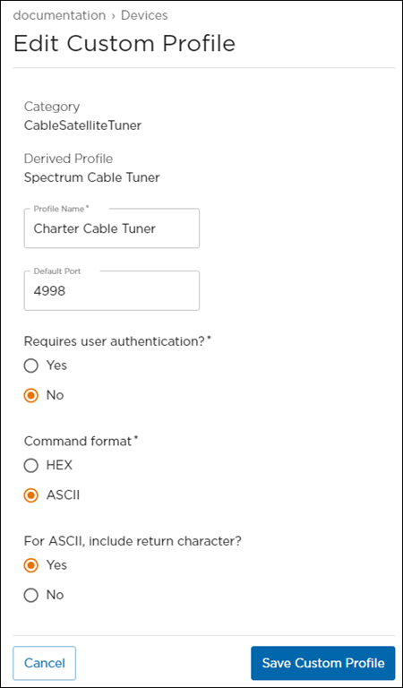 Custom Profile Fields