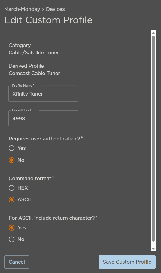 Custom Profile Fields