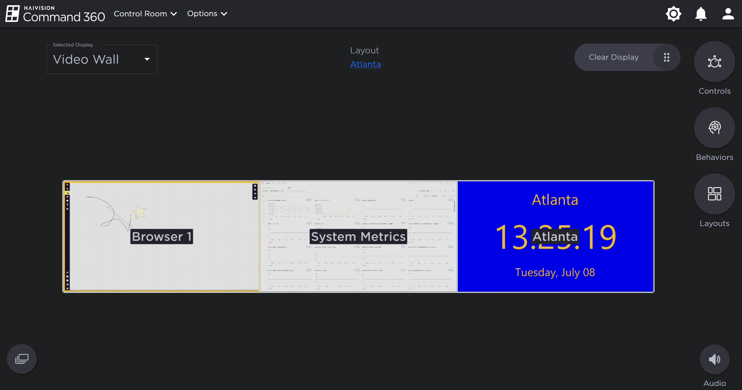 Display with Augmented Live View Applied