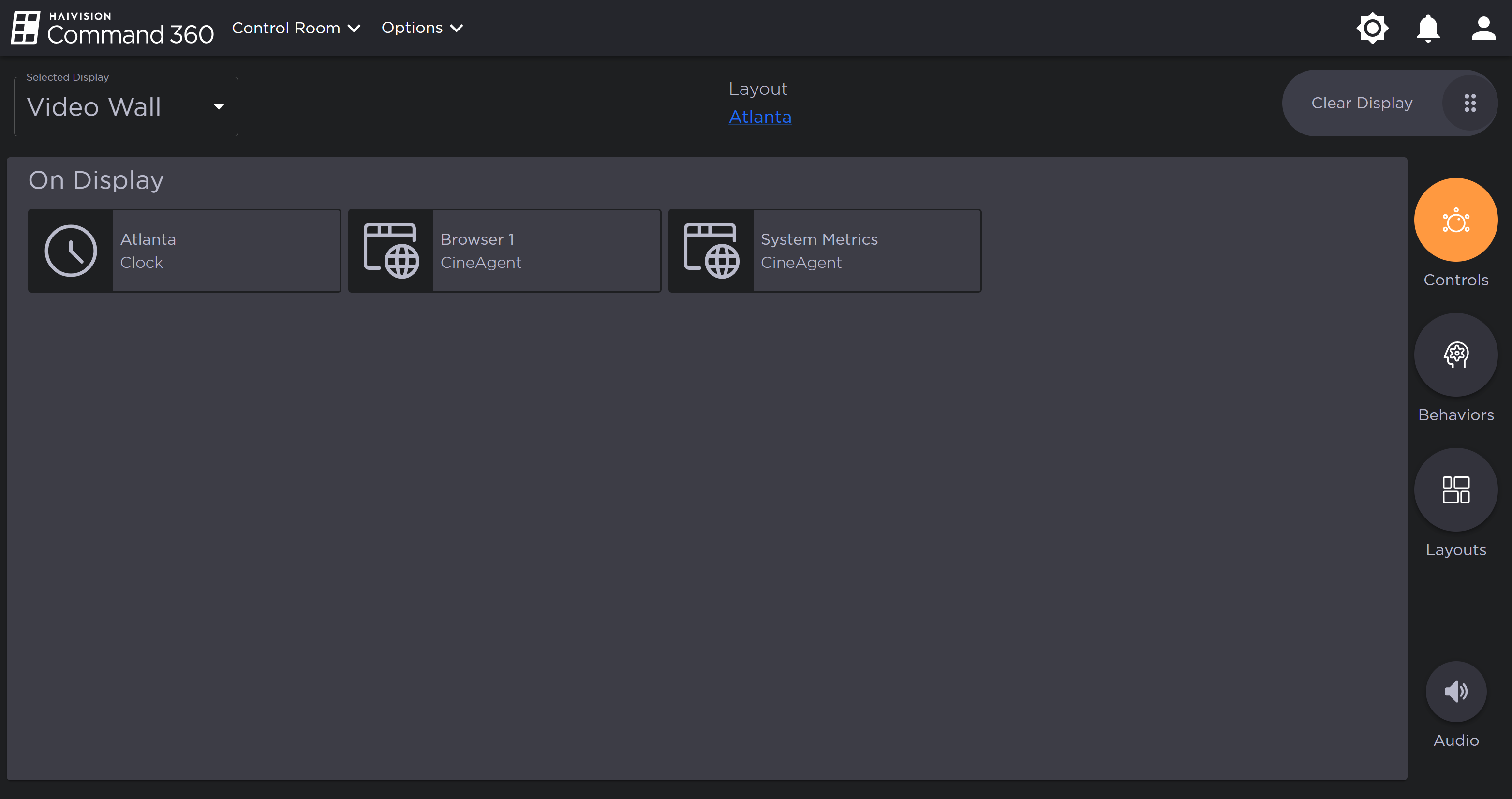 Display with Compact View Applied