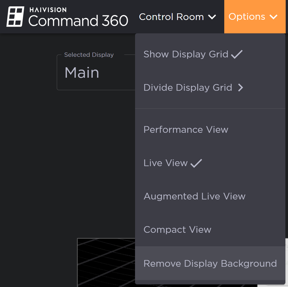 Remove Display Background Highlighted