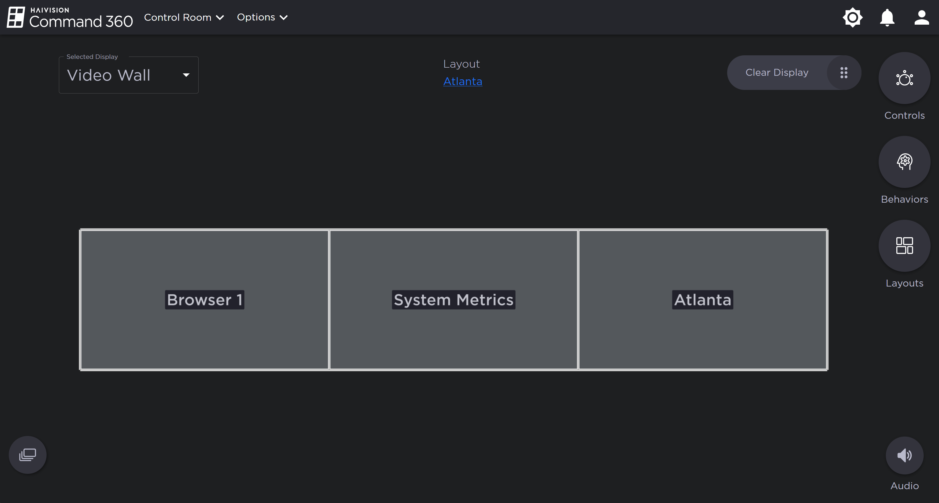 Display with Performance View Applied