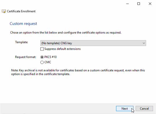 Custom Request Options
