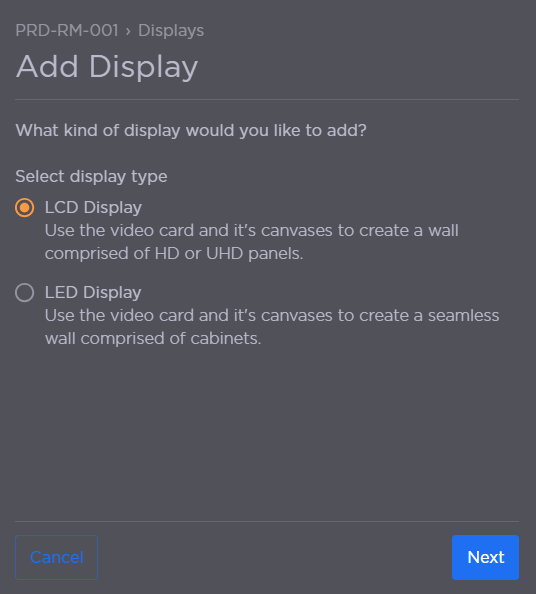 Add Display Initial Step