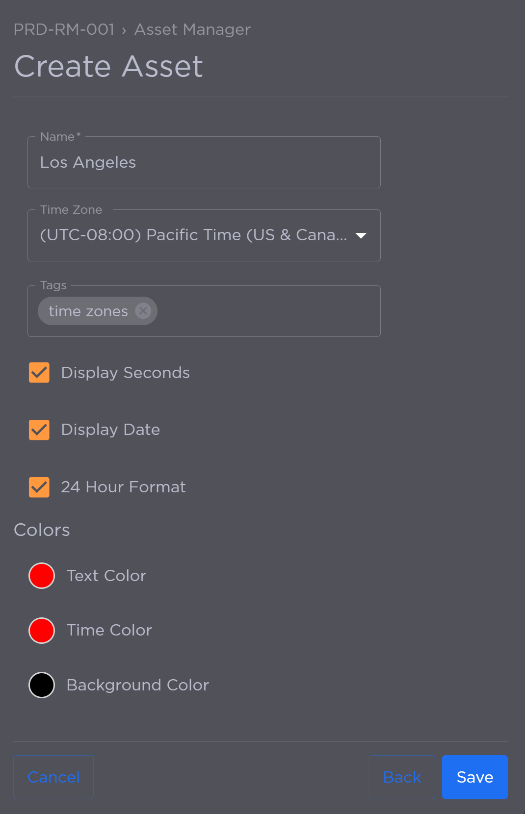 Clock Asset Options