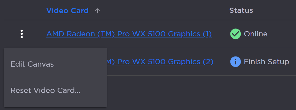 Online Video Card Options