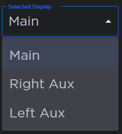 Selected Display Menu