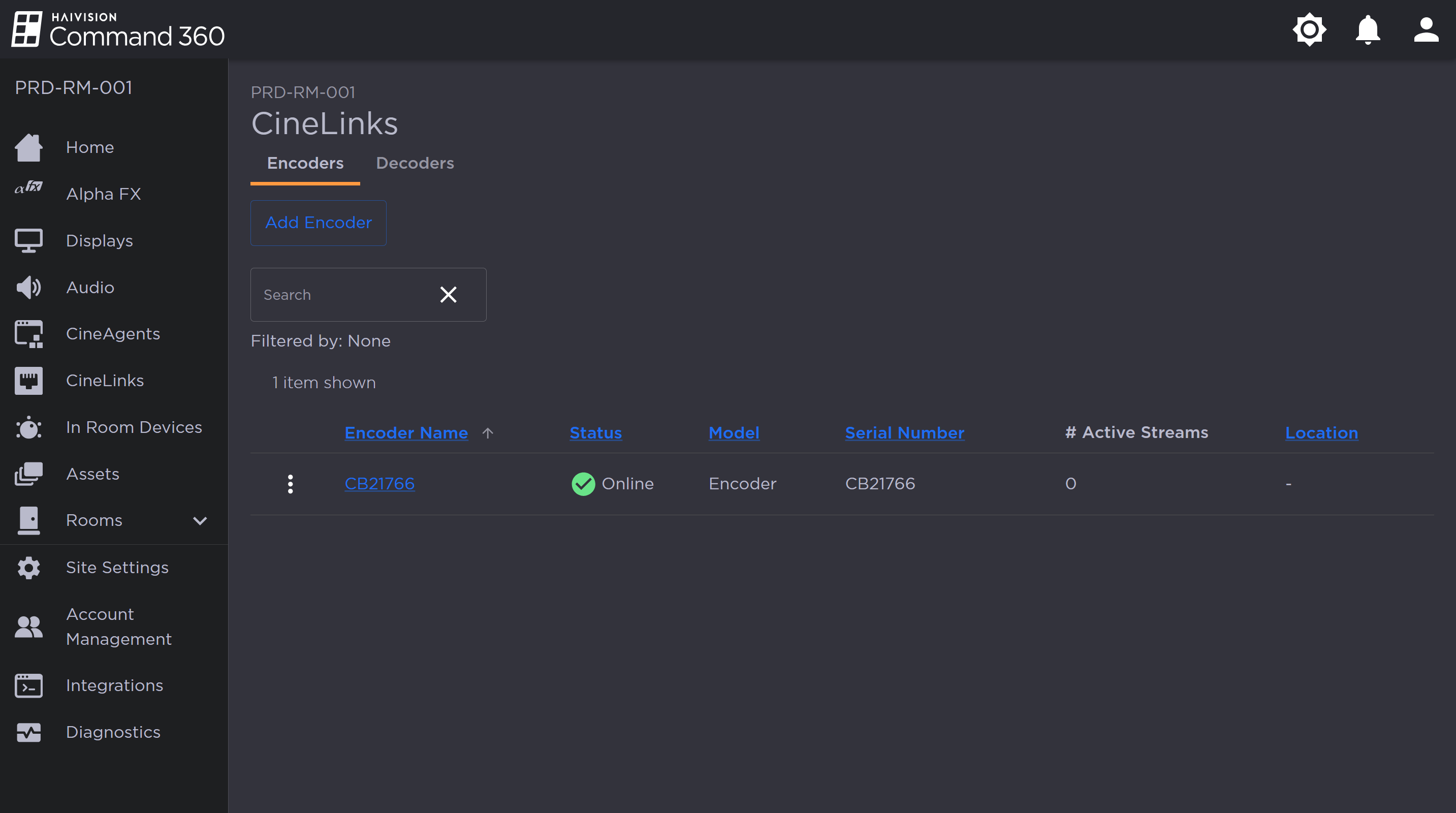 CineLinks Page