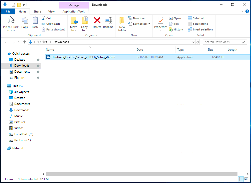 Thinfinity License Server Setup File