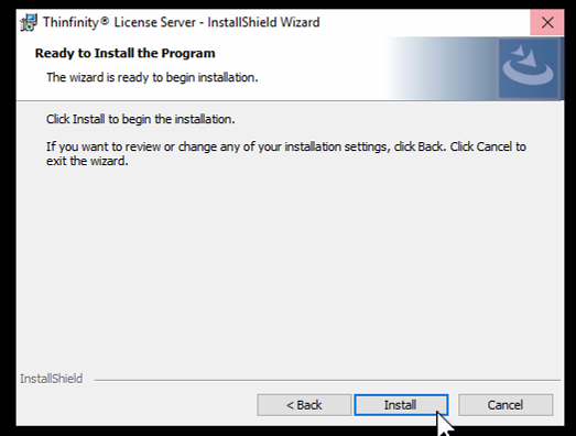 Thinfinity License Server Install Wizard