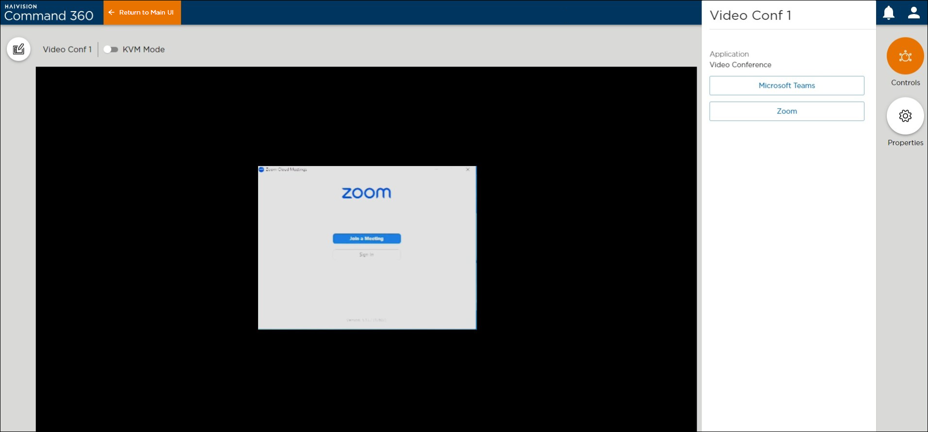 Video Conference Controls