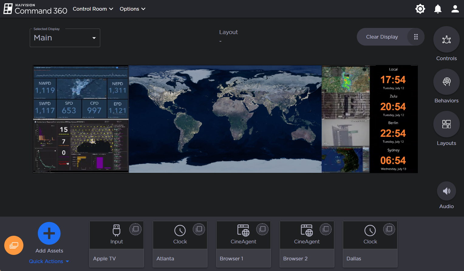 Command 360 Activity Interface