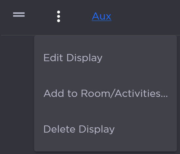 Display Options
