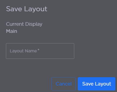 Save Layout Window