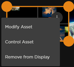 Input Asset Menu